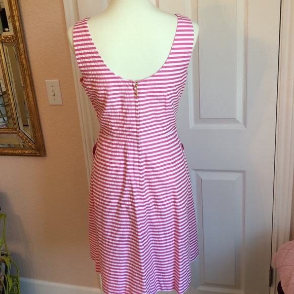 Kate Spade Pink Striped Bow Dress - Picture 5 of 7